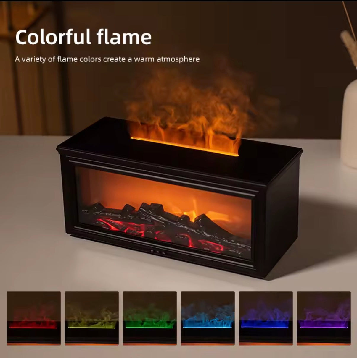 Diffuseur Flamme LED Relaxant™ — Ambiance Cocooning Instantanée