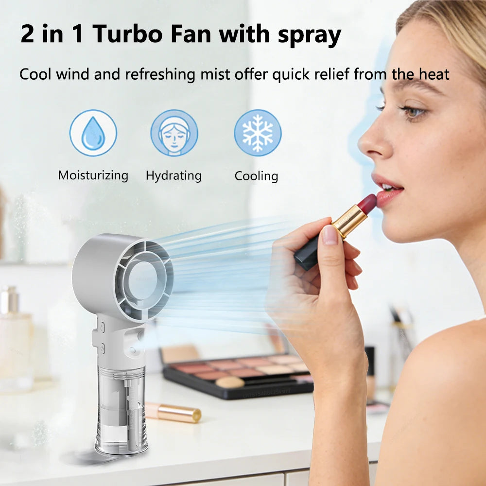 Mini Ventilateur Brumisateur USB Rechargeable