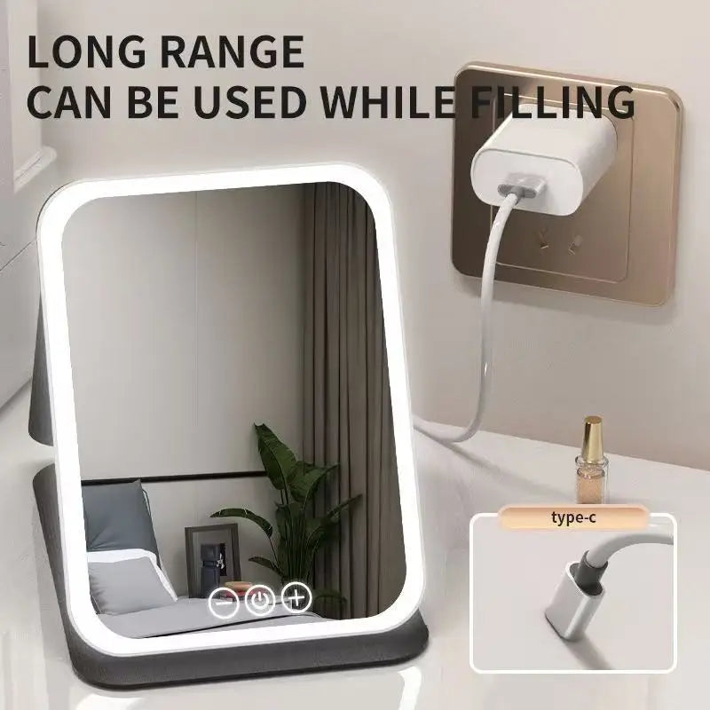 Miroir LED Maquillage — Lumière Ajustable Petit & Grand Format