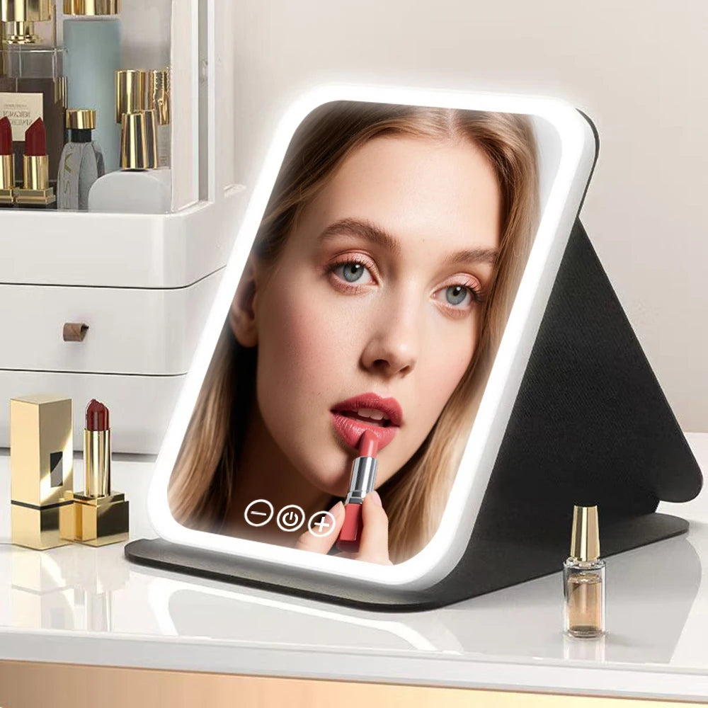 Miroir LED Maquillage — Lumière Ajustable Petit & Grand Format