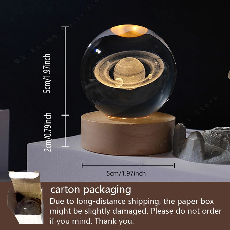Lampe Lune 3D Premium™ — Veilleuse Galaxie Effet Réaliste