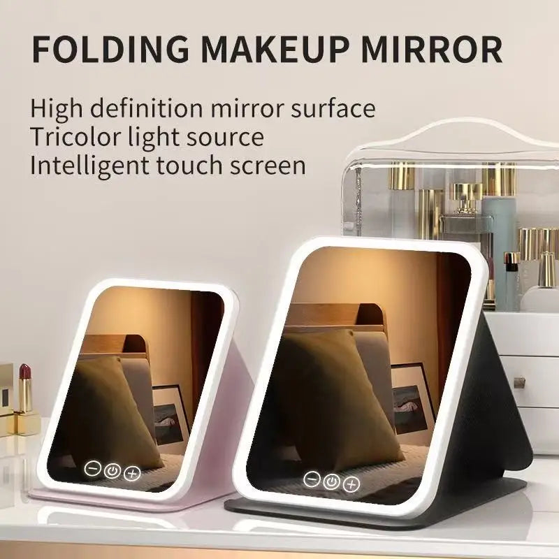 Miroir LED Maquillage — Lumière Ajustable Petit & Grand Format