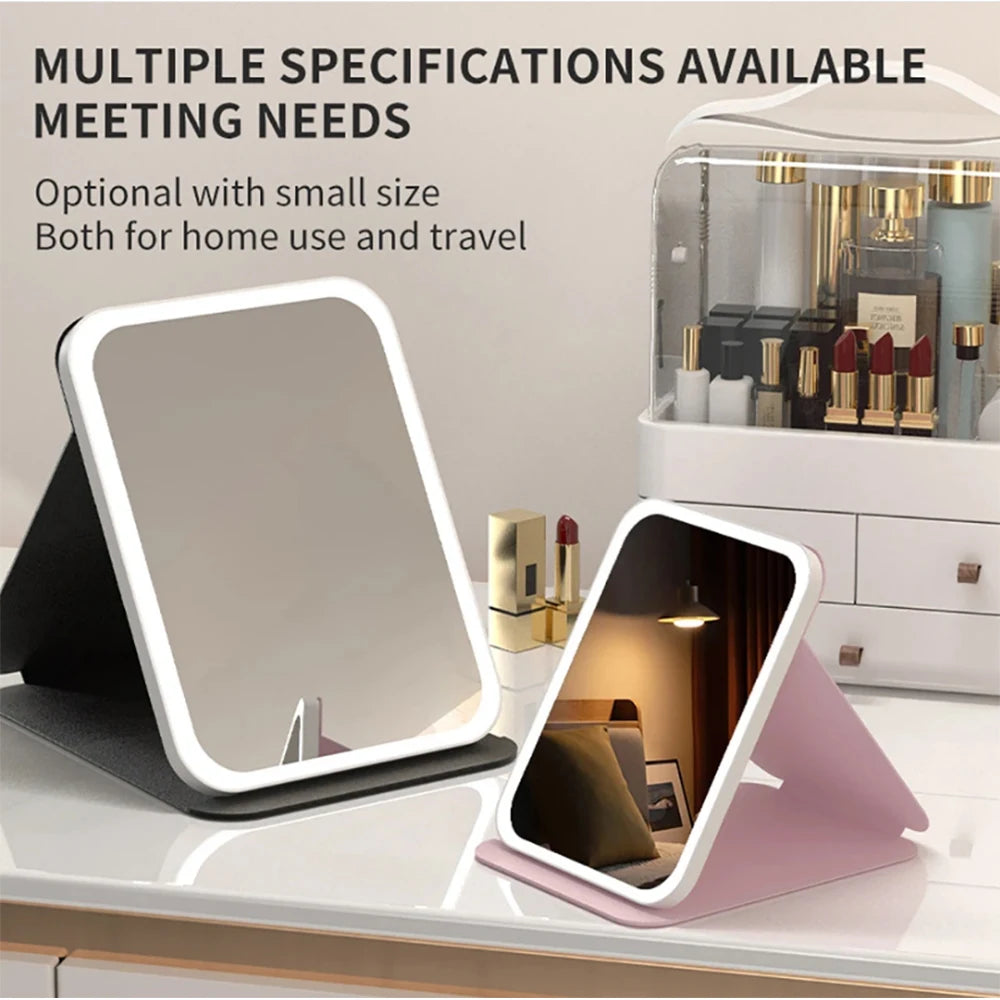 Miroir LED Maquillage — Lumière Ajustable Petit & Grand Format