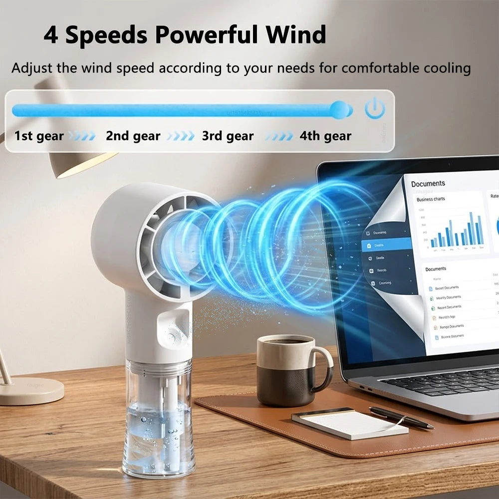 Mini Ventilateur Brumisateur USB Rechargeable
