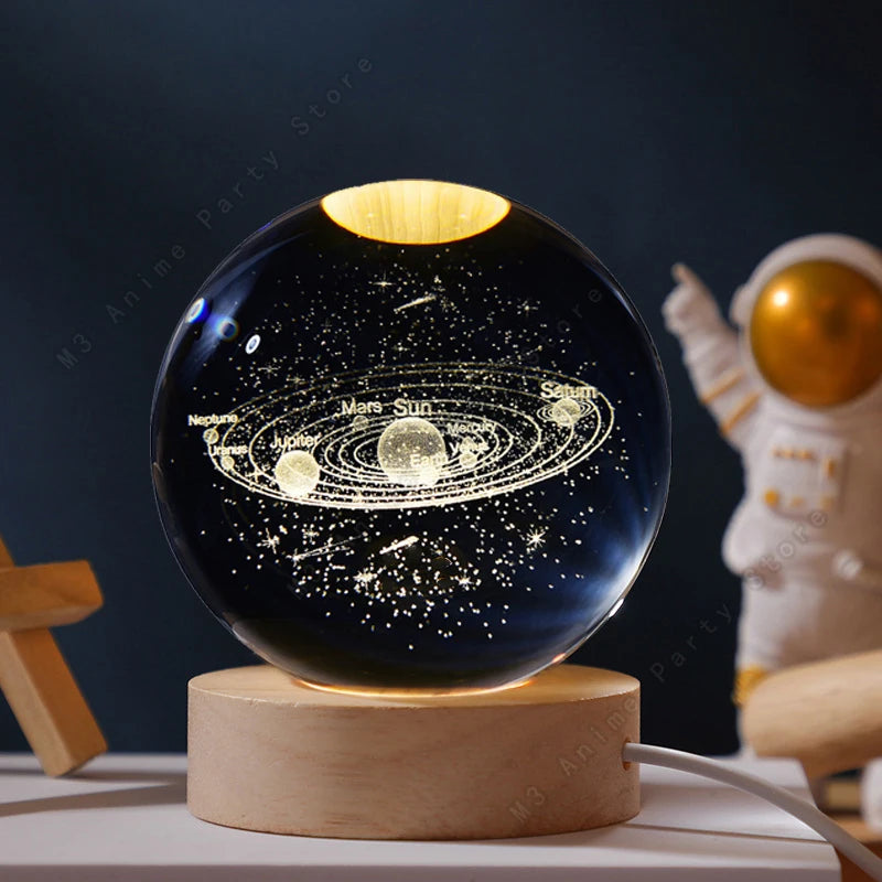 Lampe Lune 3D Premium™ — Veilleuse Galaxie Effet Réaliste